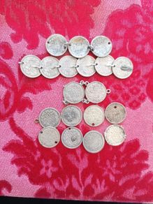 Group Netherlands Silver 10 Cents Coins