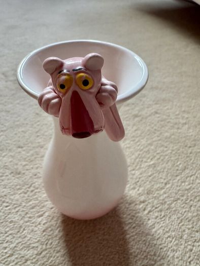 Vintage 1980s Pink Panther Ceramic Collection, 8 Pieces, Royal Orleans
