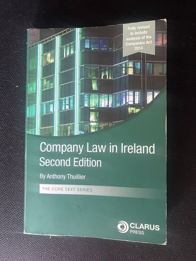 Company Law in Ireland Second Edition