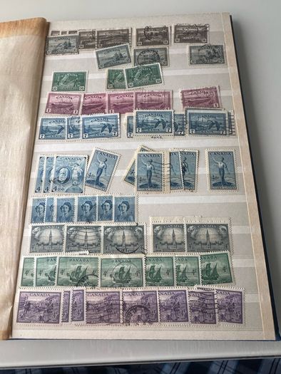 CANADA collection in stamp album
