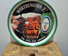 Worthington metal beer tray