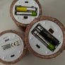 3 Rose Gold Battery Timer Candles Image 5