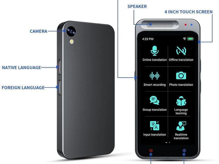 Vormor Z6 AI language translator Text Image Voice Online Offline