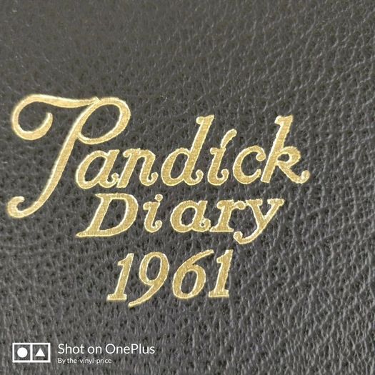 Vintage 1961 Pandick Press Diary