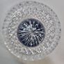 Vintage Controlled Bubble & Cobalt Blue Art Glass Paperweight Image 5