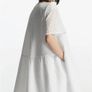 COS  Oversized Tiered Broderie Anglaise Dress Image 9