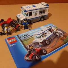 LEGO City 60043 Prisoner Transporter - used and discontinued set from 2014.