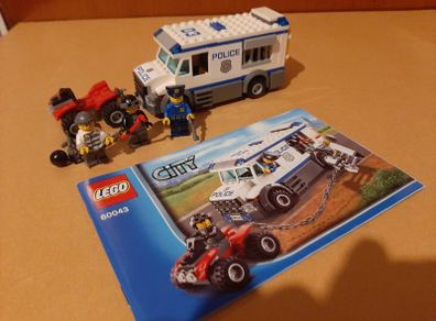 LEGO City 60043 Prisoner Transporter - used and discontinued set from 2014.