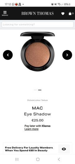 mac eye shadow BNIB shade texture velvet