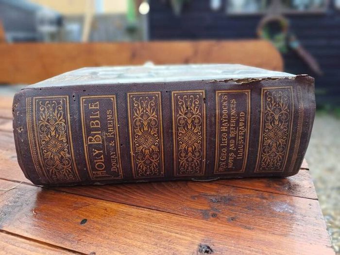 1880s Rare Catholic Bible