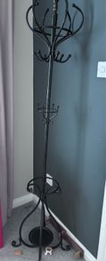 Black Metal Coat Stand