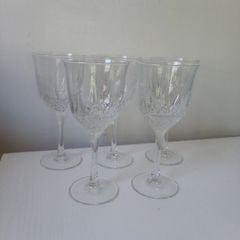 vintage crystal glasses
