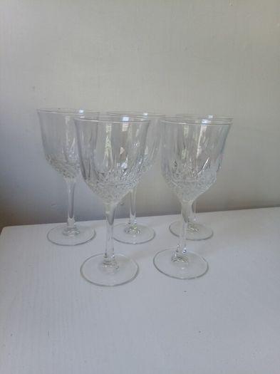 vintage crystal glasses
