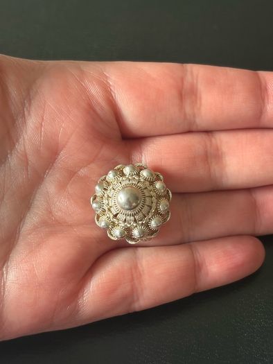 Silver brooch