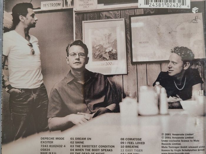Depeche Mode - Exciter CD (2001) Leftfield Downtempo Synth-Pop EX+