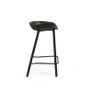 Two Black Bar Stools Image 3