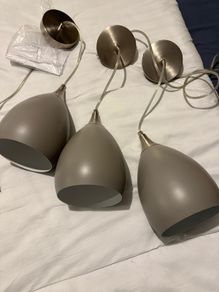 Brand new grey ceiling lights