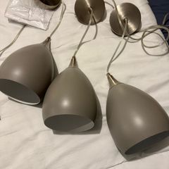 Brand new grey ceiling lights