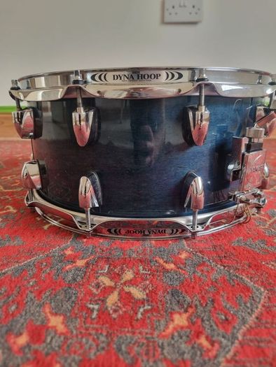Yamaha Maple Custom Absolute Sea Blue ASD0106 Snare Drum 14 x 6.5