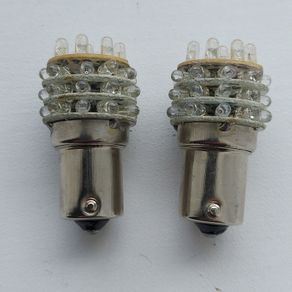 2x Signal PY21W amber LED bulb