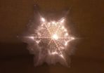Christmas Dishes/Decterive Set of 2 Silver Star Dishes