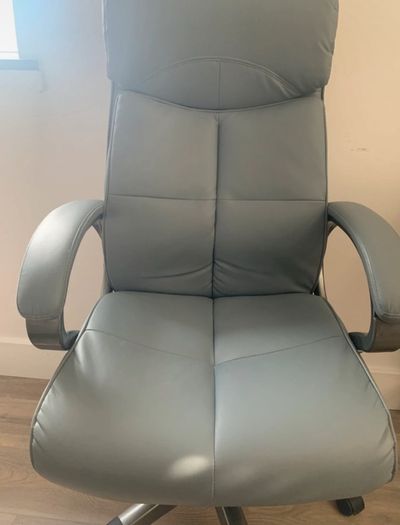 Executive Grey Office Chair, As New, Collection Only (Limerick)