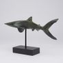 Great White Shark (32cm) - Patinated Bronze Image 2