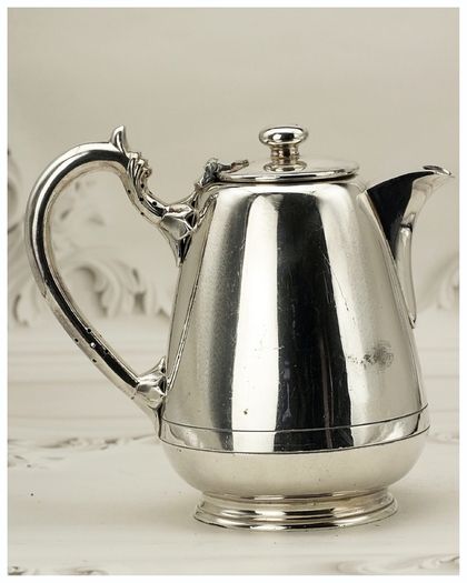 Art Deco Silver Plated Coffee Tea Service 4 Pce Walker & Hall Sheffield