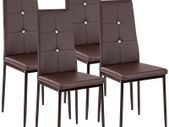 4 X Dining Leather Chairs ( 4 Colours) - Free Delivery Nationwide