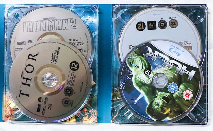 Marvel Avengers 6 Movie Blu Ray Pack AS NEW