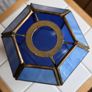 Blue Glass Lampshade Image 4