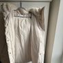 Zara semi long cream belted puffer jacket Image 8