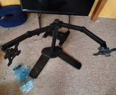 dual monitor stand