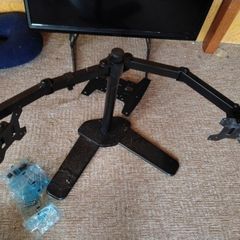 dual monitor stand