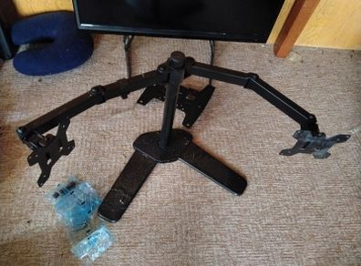 dual monitor stand