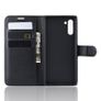 For Samsung Galaxy Note 10 Wallet Case Cover Flip Book PU Leather Holder Card Slots Black New - FHT18SMK1 Image 3