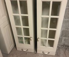 cupboards, glass display units, doors and cut offs