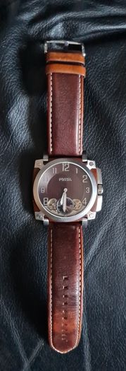 Fossil ME 1070 Men's watch Automatic Brown Leather