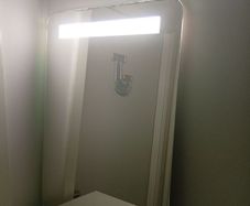 Quality COOKE&LEWIS Bathroom wall mirror with Led light