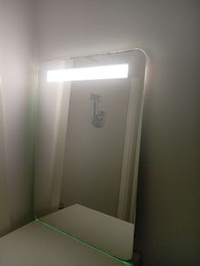 Quality COOKE&LEWIS Bathroom wall mirror with Led light