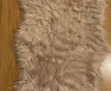 Beautiful faux fur rug