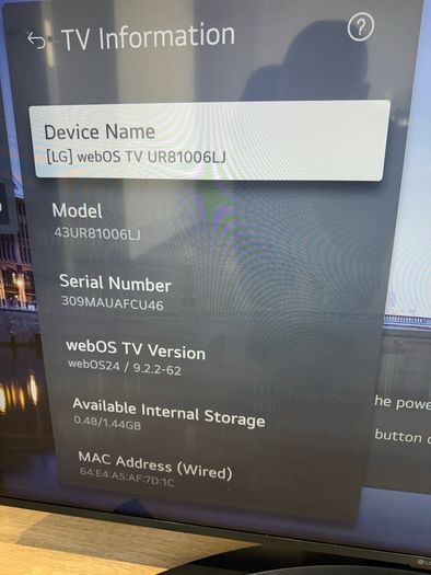 Lg 43inch Uhd 4k Smart Tv Ur81