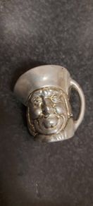 Miniature.Toby metal jug ,see pictures for condition, sold as is, nice display item,,buyer collects or pays postage thank you,