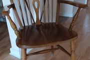 Vintage Windsor  style wheelback dining chair