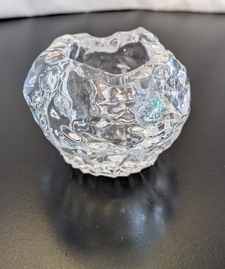 Vintage Galway Irish Crystal 24% Lead Crystal Votive Candle Holder