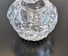 Vintage Galway Irish Crystal 24% Lead Crystal Votive Candle Holder