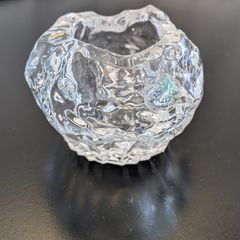 Vintage Galway Irish Crystal 24% Lead Crystal Votive Candle Holder