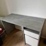 Grey Vanity Study Desk Image 2