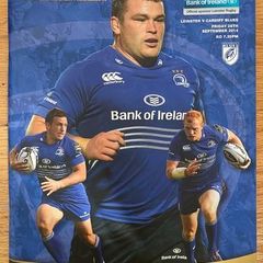 2014 Leinster v Cardiff Blues - Guinness PRO12 Programme