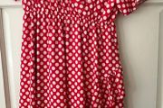 Red Pala Doro Polka Dress